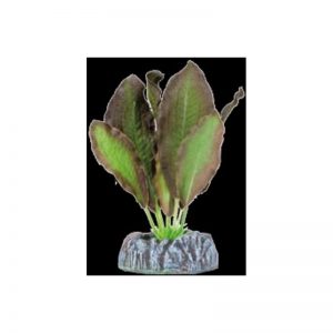 Planta artificial Seda Echinodus marrón 11 cm