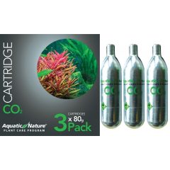 Bombona CO2 Pack de 3 x 80 gr. (Aquatic Nature)