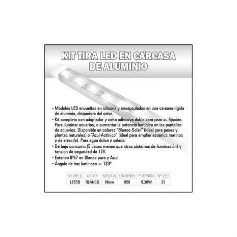 Kit de iluminación LEDS (Blanco) 66 cm
