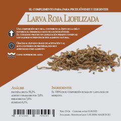 Larva roja de mosquito (Aquamail) 25 grs