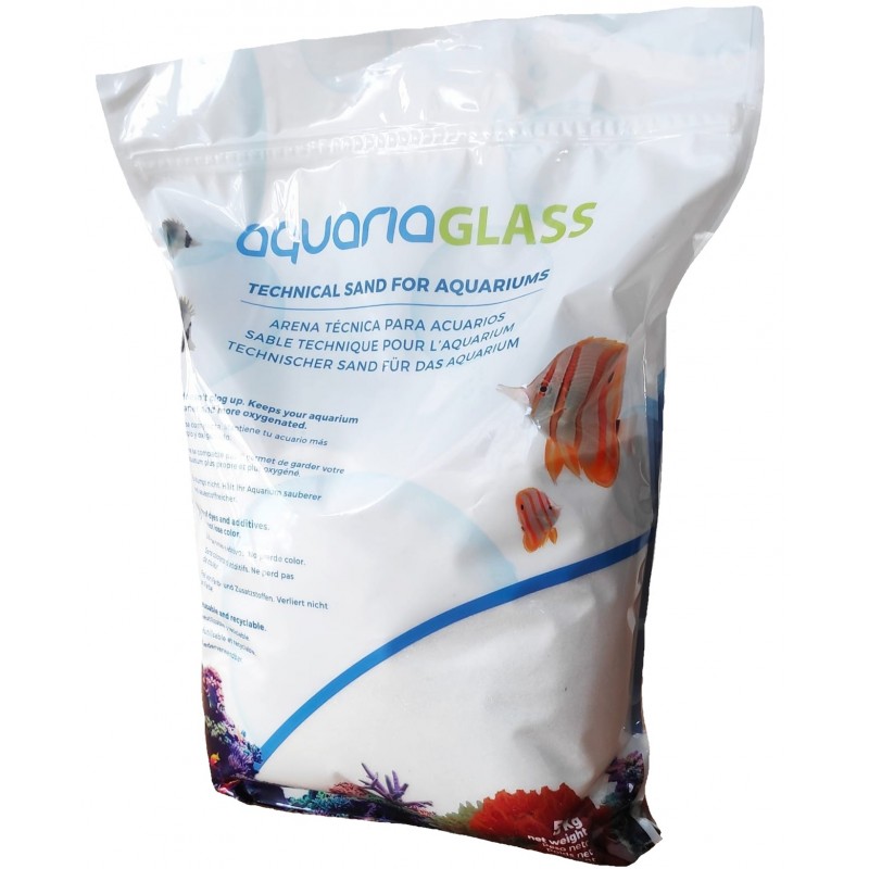 Aquariaglass Arrecife arena de vidrio para decoración de acuarios peceras y terrarios 2 kg cristal color multicolor 