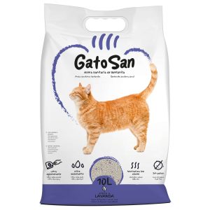 Arena sanitaria de bentonita GatoSan (lavanda) (8Kg)