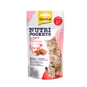 GimCat Nutri Pockets buey y malta