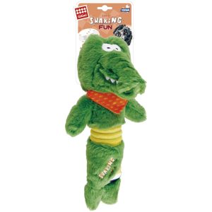 Juguete cocodrilo de felpa Shaking Fun GiGwi (32 cm)