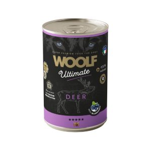 Latas de Ciervo para perro 400gr (Woolf)