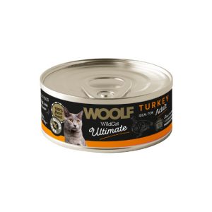 Latas de Pavo para gatos 85gr (Woolf)