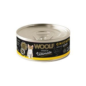 Latas de Pollo Kitten 85gr (Woolf)