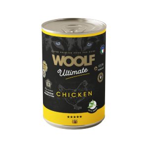 Latas de Pollo para perro 400gr (Woolf)