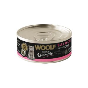 Latas de Salmón Kitten 85gr (Woolf)