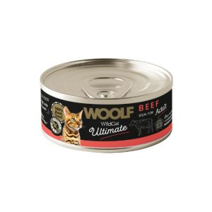 Latas de Ternera para gatos 85gr (Woolf)