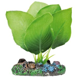 Planta artificial Seda Anubias verde