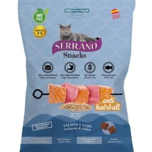 SERRANO DE SALMÓN Y ATÚN Y ANTI HAIRBALL 50g