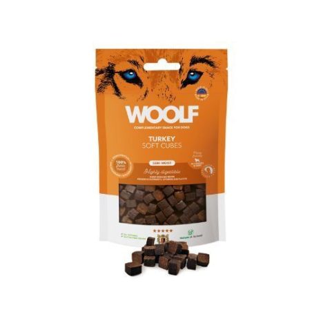 Woolf Cubes Snack Semihúmedo Pavo 100gr